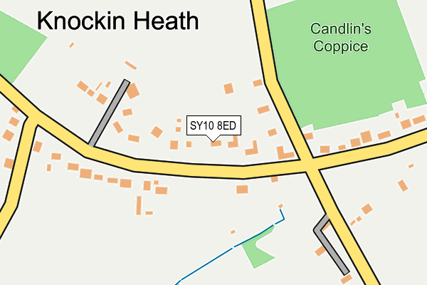 SY10 8ED map - OS OpenMap – Local (Ordnance Survey)