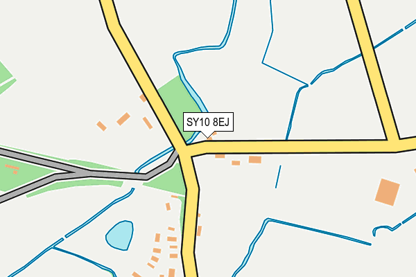 SY10 8EJ map - OS OpenMap – Local (Ordnance Survey)