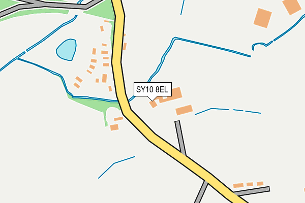 SY10 8EL map - OS OpenMap – Local (Ordnance Survey)