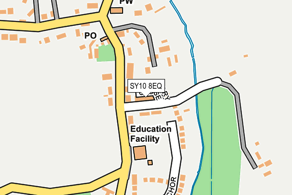 SY10 8EQ map - OS OpenMap – Local (Ordnance Survey)