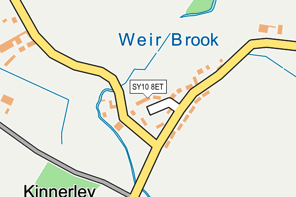 SY10 8ET map - OS OpenMap – Local (Ordnance Survey)