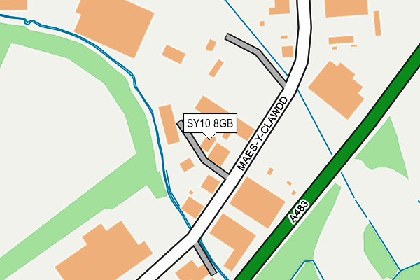 SY10 8GB map - OS OpenMap – Local (Ordnance Survey)