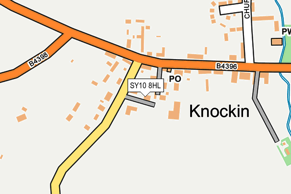 SY10 8HL map - OS OpenMap – Local (Ordnance Survey)