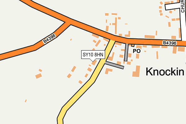 SY10 8HN map - OS OpenMap – Local (Ordnance Survey)