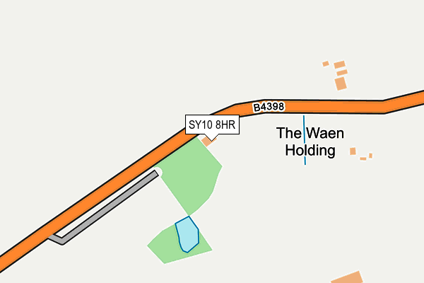 SY10 8HR map - OS OpenMap – Local (Ordnance Survey)