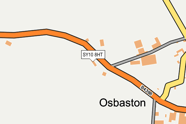 SY10 8HT map - OS OpenMap – Local (Ordnance Survey)