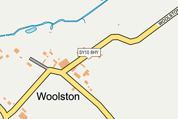 SY10 8HY map - OS OpenMap – Local (Ordnance Survey)