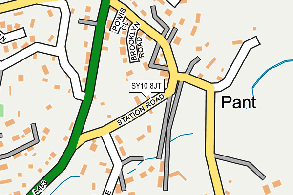 SY10 8JT map - OS OpenMap – Local (Ordnance Survey)