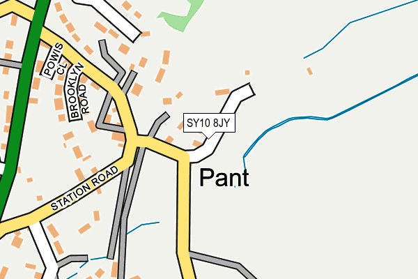 SY10 8JY map - OS OpenMap – Local (Ordnance Survey)