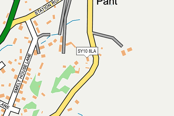 SY10 8LA map - OS OpenMap – Local (Ordnance Survey)