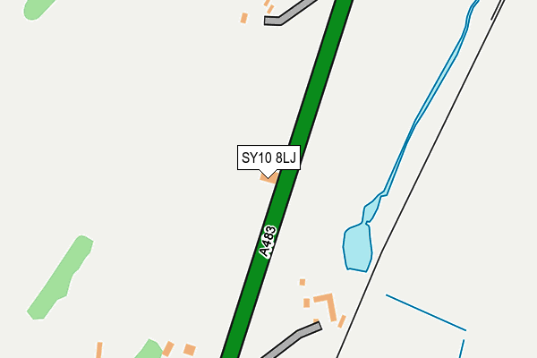 SY10 8LJ map - OS OpenMap – Local (Ordnance Survey)