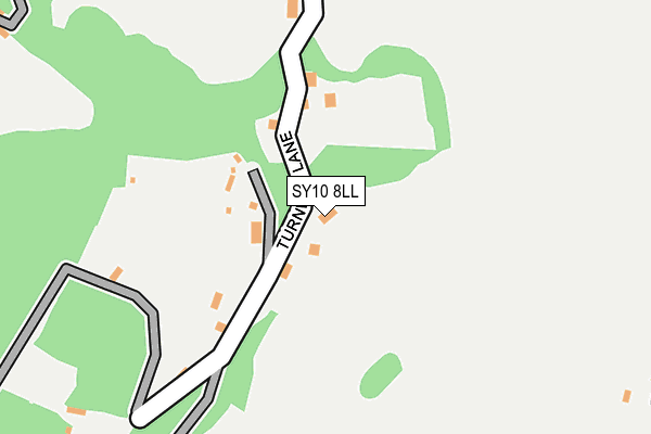 SY10 8LL map - OS OpenMap – Local (Ordnance Survey)