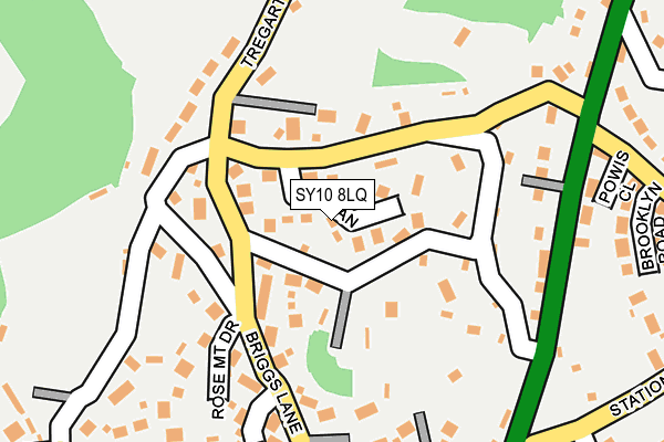 SY10 8LQ map - OS OpenMap – Local (Ordnance Survey)