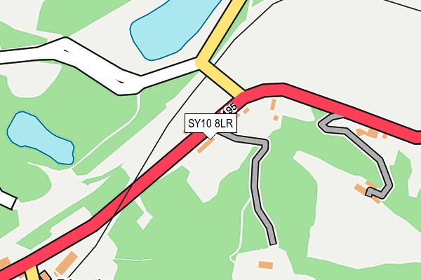 SY10 8LR map - OS OpenMap – Local (Ordnance Survey)