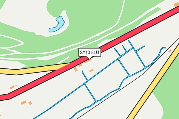SY10 8LU map - OS OpenMap – Local (Ordnance Survey)