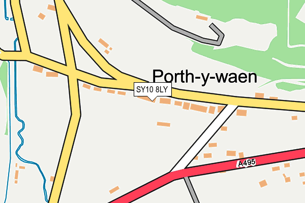 SY10 8LY map - OS OpenMap – Local (Ordnance Survey)