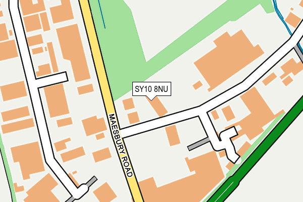 SY10 8NU map - OS OpenMap – Local (Ordnance Survey)