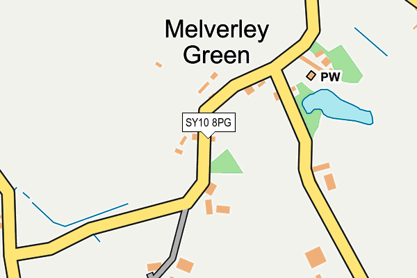 SY10 8PG map - OS OpenMap – Local (Ordnance Survey)