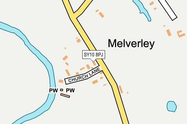 SY10 8PJ map - OS OpenMap – Local (Ordnance Survey)