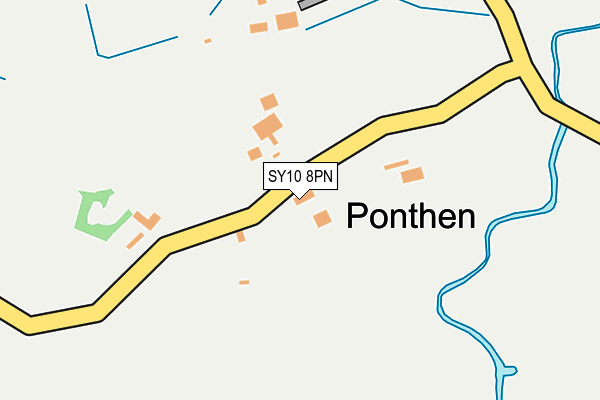 SY10 8PN map - OS OpenMap – Local (Ordnance Survey)