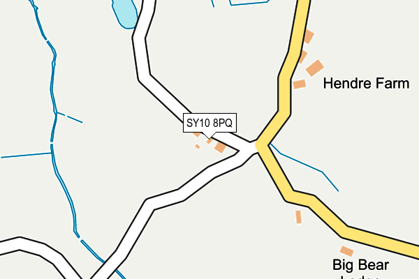 SY10 8PQ map - OS OpenMap – Local (Ordnance Survey)