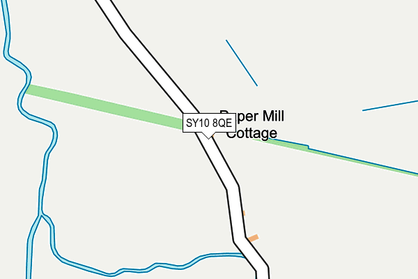 SY10 8QE map - OS OpenMap – Local (Ordnance Survey)