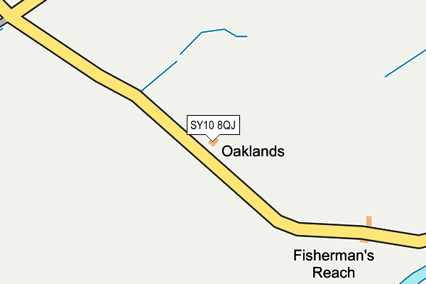 SY10 8QJ map - OS OpenMap – Local (Ordnance Survey)