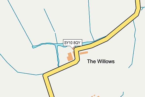 SY10 8QY map - OS OpenMap – Local (Ordnance Survey)