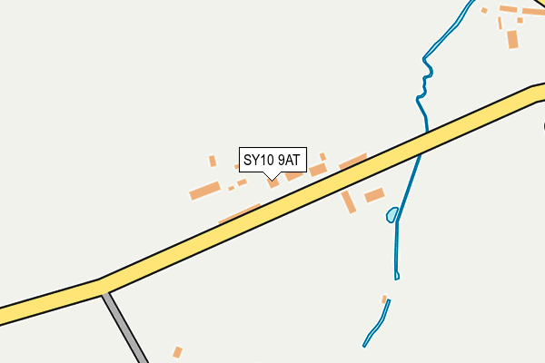 SY10 9AT map - OS OpenMap – Local (Ordnance Survey)