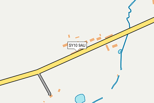 SY10 9AU map - OS OpenMap – Local (Ordnance Survey)