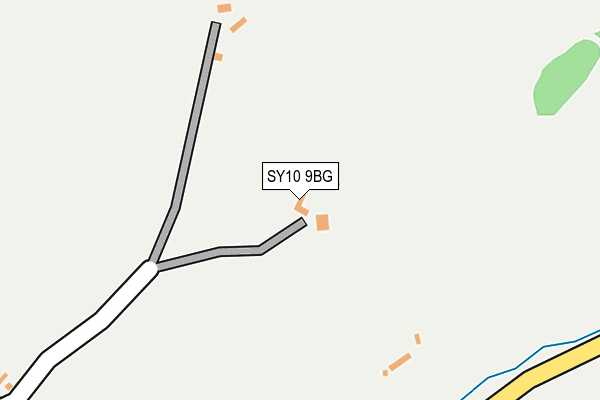 SY10 9BG map - OS OpenMap – Local (Ordnance Survey)