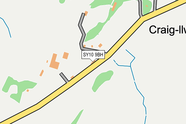 SY10 9BH map - OS OpenMap – Local (Ordnance Survey)