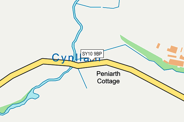 SY10 9BP map - OS OpenMap – Local (Ordnance Survey)