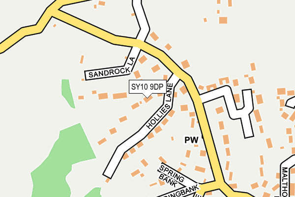 SY10 9DP map - OS OpenMap – Local (Ordnance Survey)