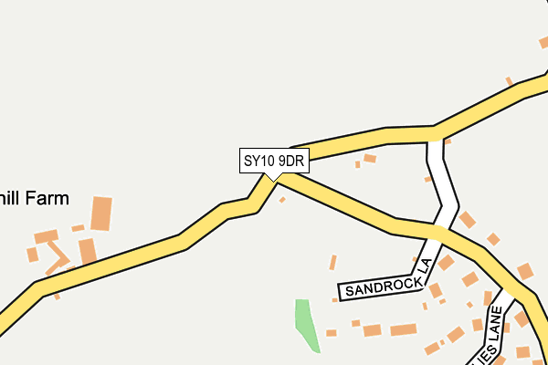 SY10 9DR map - OS OpenMap – Local (Ordnance Survey)