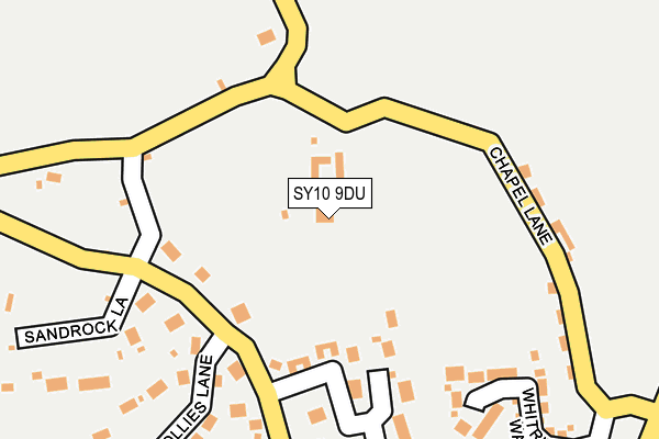 SY10 9DU map - OS OpenMap – Local (Ordnance Survey)