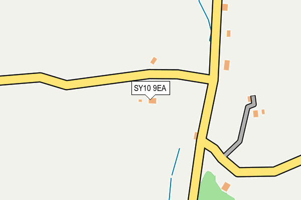 SY10 9EA map - OS OpenMap – Local (Ordnance Survey)