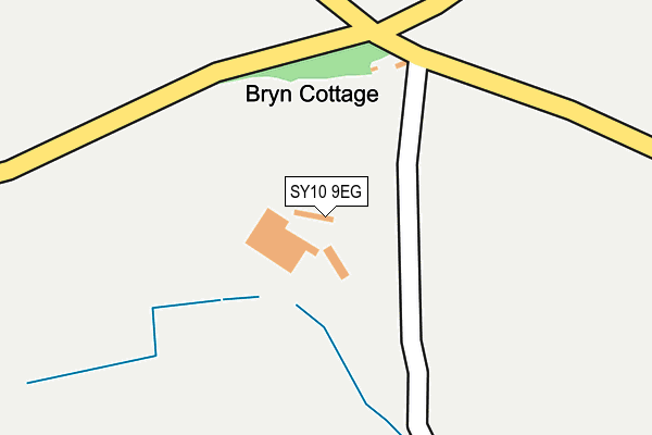 SY10 9EG map - OS OpenMap – Local (Ordnance Survey)