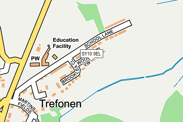 SY10 9EL map - OS OpenMap – Local (Ordnance Survey)