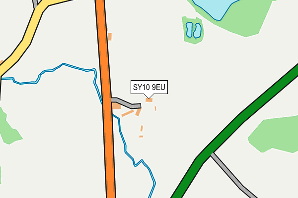 SY10 9EU map - OS OpenMap – Local (Ordnance Survey)