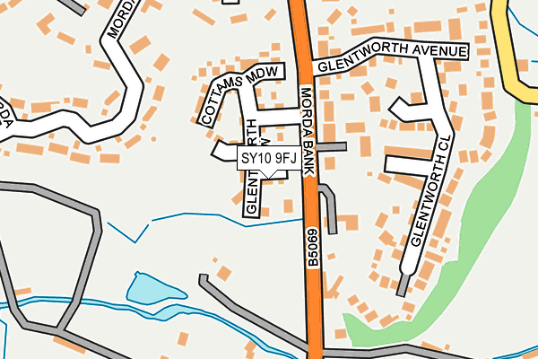 SY10 9FJ map - OS OpenMap – Local (Ordnance Survey)
