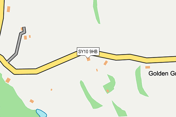 SY10 9HB map - OS OpenMap – Local (Ordnance Survey)