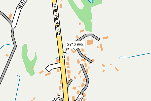 SY10 9HE map - OS OpenMap – Local (Ordnance Survey)