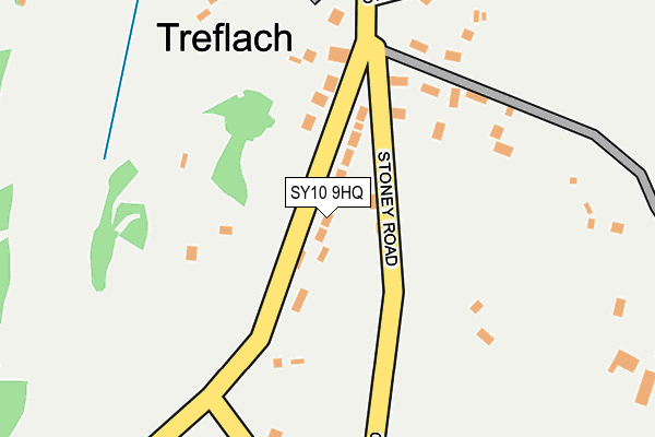 SY10 9HQ map - OS OpenMap – Local (Ordnance Survey)