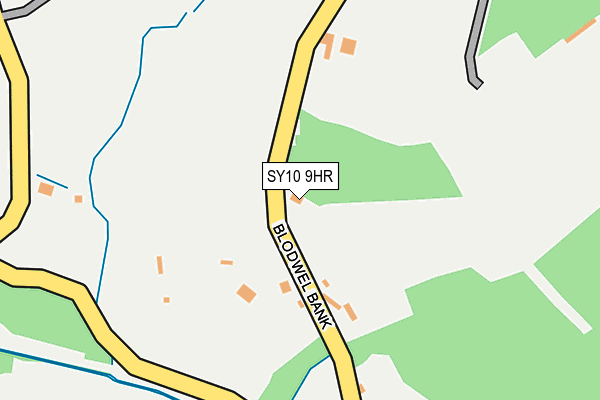 SY10 9HR map - OS OpenMap – Local (Ordnance Survey)