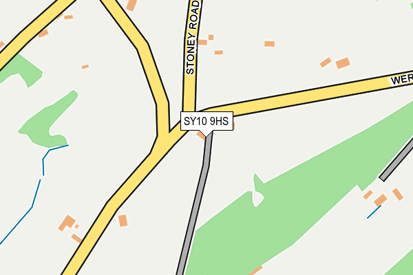 SY10 9HS map - OS OpenMap – Local (Ordnance Survey)