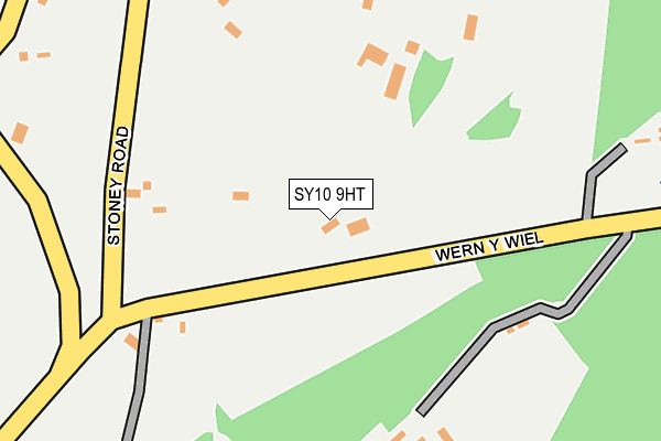 SY10 9HT map - OS OpenMap – Local (Ordnance Survey)