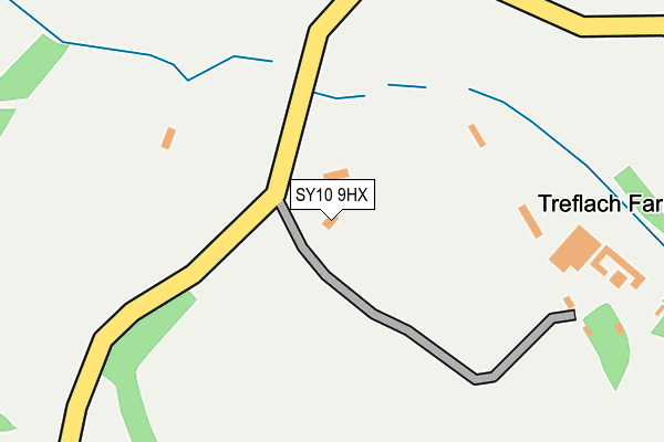 SY10 9HX map - OS OpenMap – Local (Ordnance Survey)