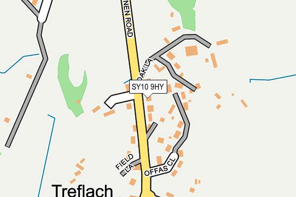 SY10 9HY map - OS OpenMap – Local (Ordnance Survey)