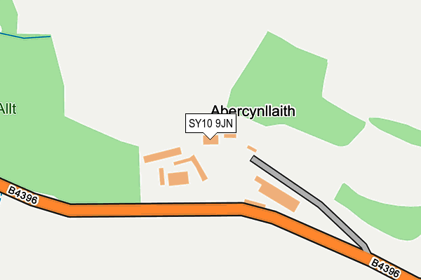 SY10 9JN map - OS OpenMap – Local (Ordnance Survey)